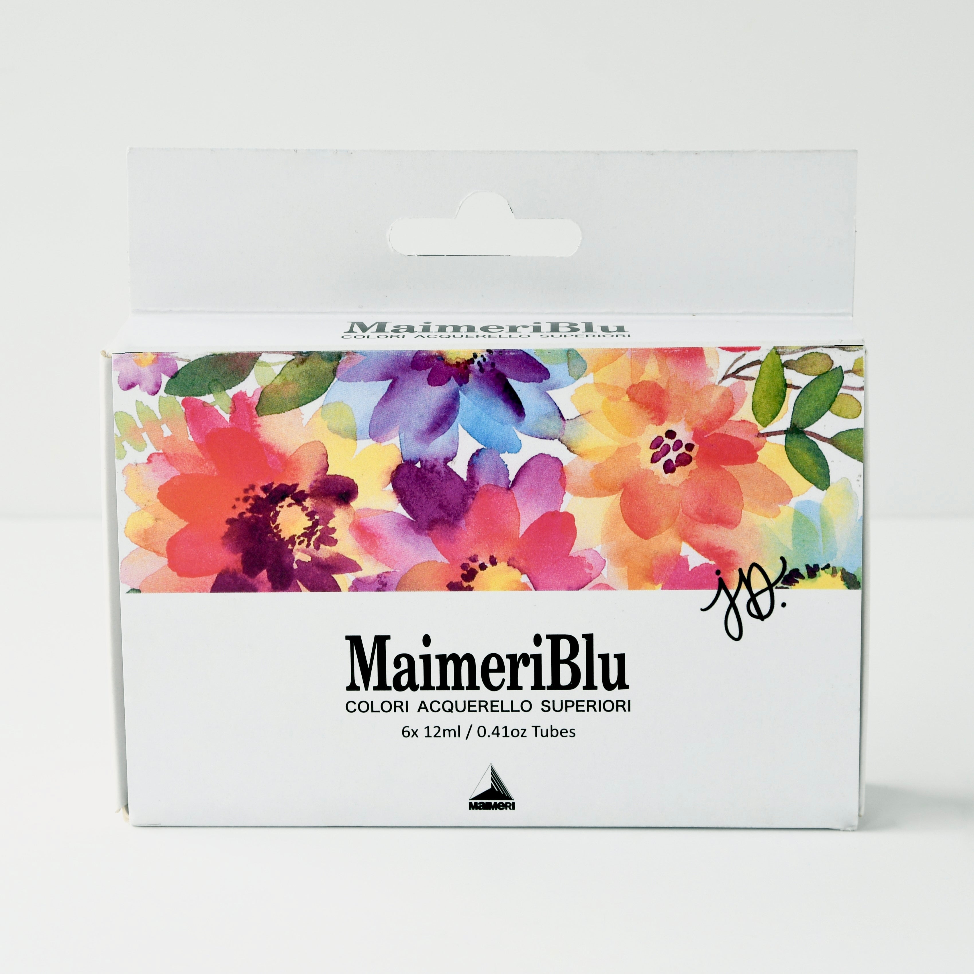 Maimeri Blu Artist Watercolor - Introduction Set of 5, Assorted Colors, 12  ml Tubes