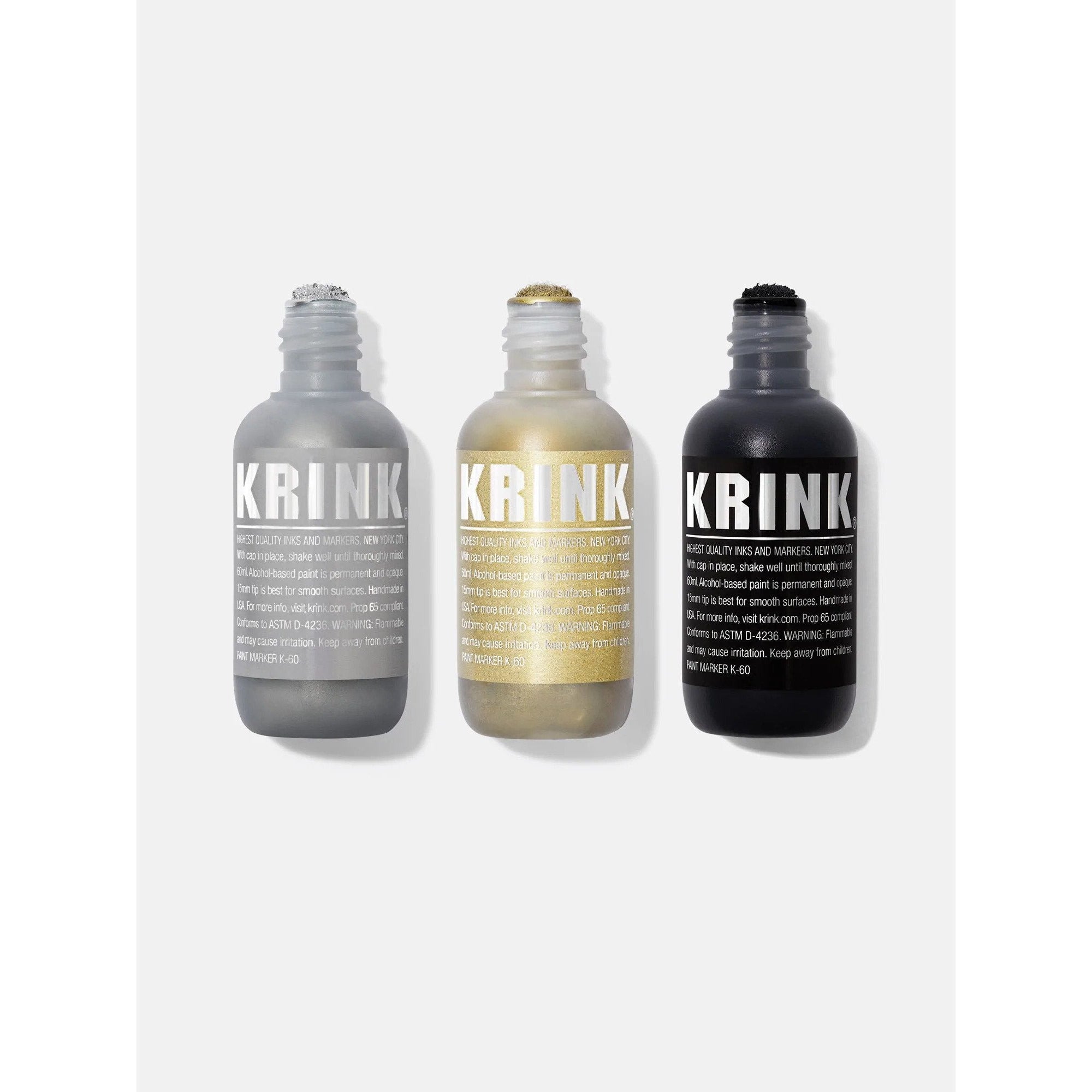 Krink K-60 Paint Marker - Metallic Colors Set of 3