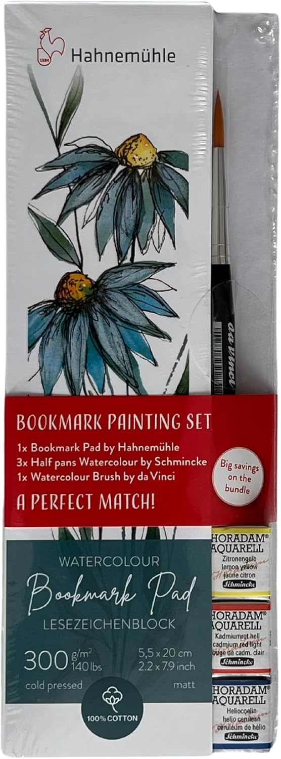 Hahnemuhle Watercolor Bookmark Painting Set