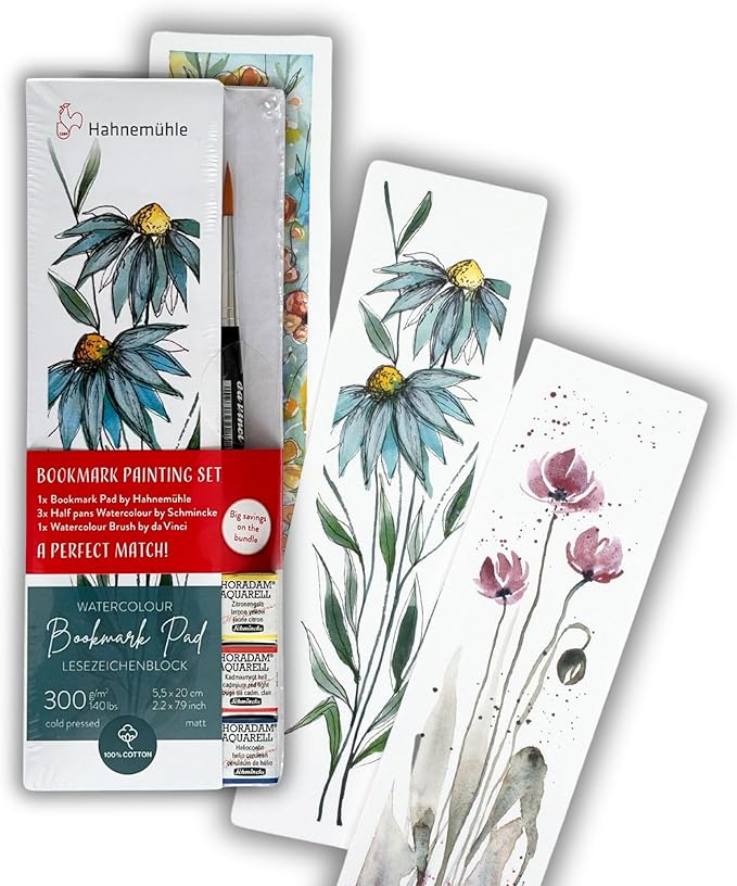 Hahnemuhle Watercolor Bookmark Painting Set