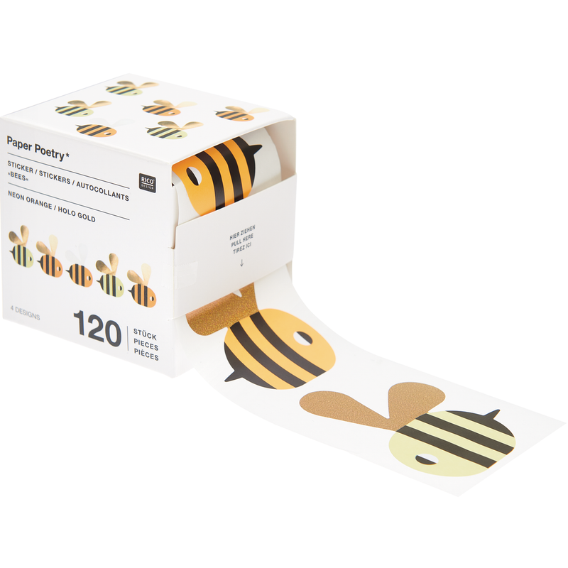 Rico Designs Sticker Roll - Bees