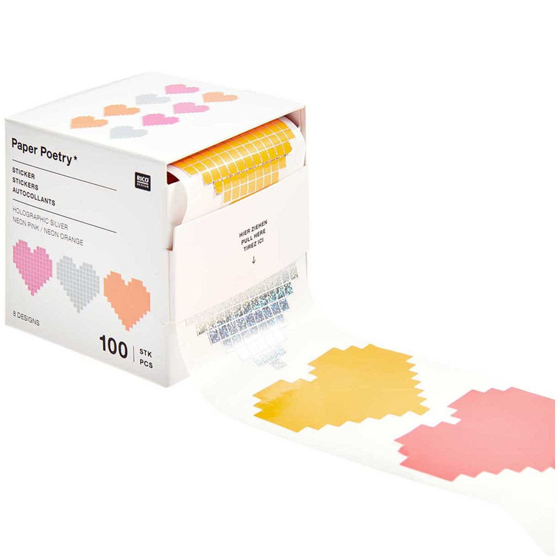 Rico Designs Sticker Roll - Hearts