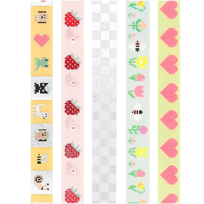 Rico Designs Washi Tape 5-Pack - Pixel Art