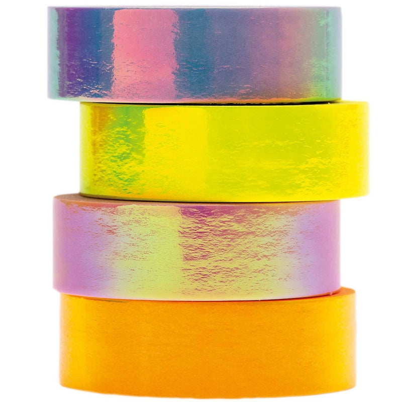 Rico Designs Washi Tape 4-Pack - Iridescent Pastel