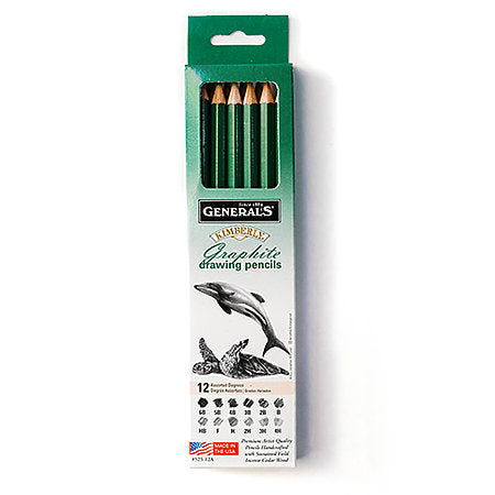 Kimberly Graphite Assorted Drawing Pencil Set of 12