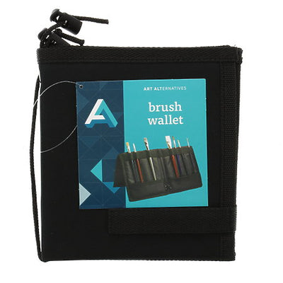 Art Alternatives Black Nylon Brush Wallet