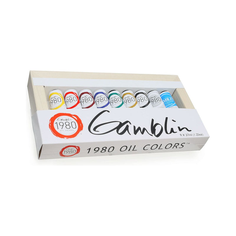 Juego introductorio de 8 colores al óleo de Gamblin&