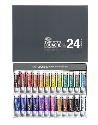 Holbein Artist's Designer Gouache Set of 24 - 15 ml