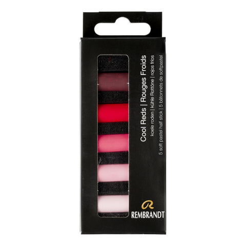 Rembrandt Soft Pastel Half-Stick Set / Cool Reds (Juego de 5)
