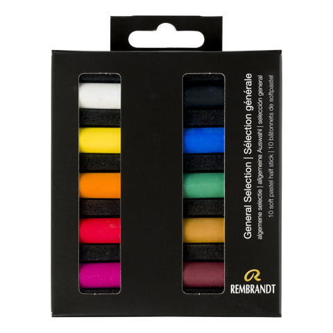 Rembrandt Soft Pastel Half-Stick Set / General Selection (Set of 10)