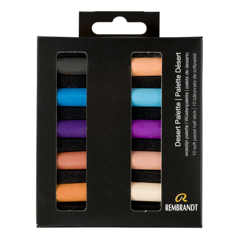 Rembrandt Soft Pastel Half-Stick Set / Paleta Desierto (Juego de 10)