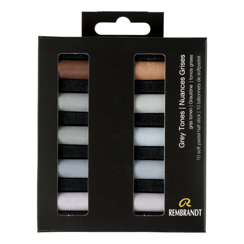 Rembrandt Soft Pastel Half-Stick Set / Grey Tones (Set of 10)