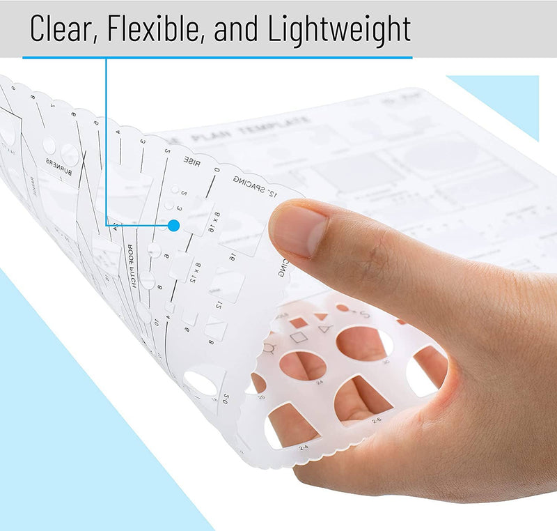 Mr. Pen House Plan, Interior Design and Furniture Template / Set of 3