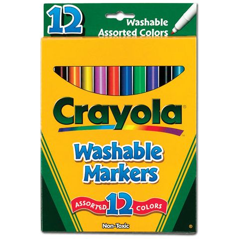 Ensemble de marqueurs lavables Crayola Super Tips