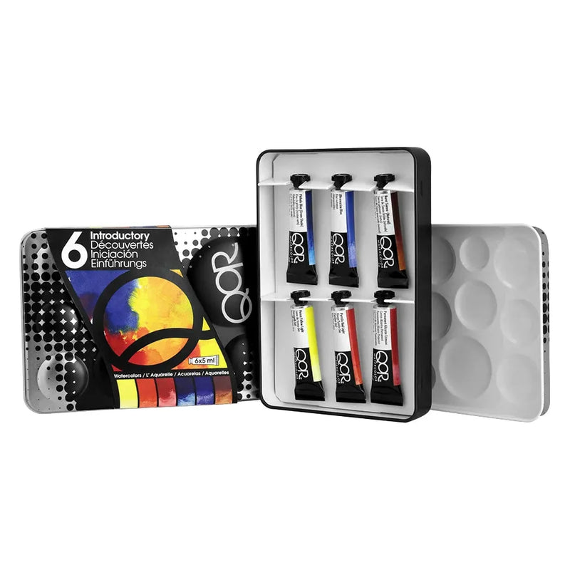 QoR Introductory Watercolors 6 x 5ml Tube Set