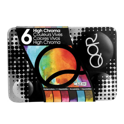 QoR High Chroma Watercolors 6 x 5ml Tube Set