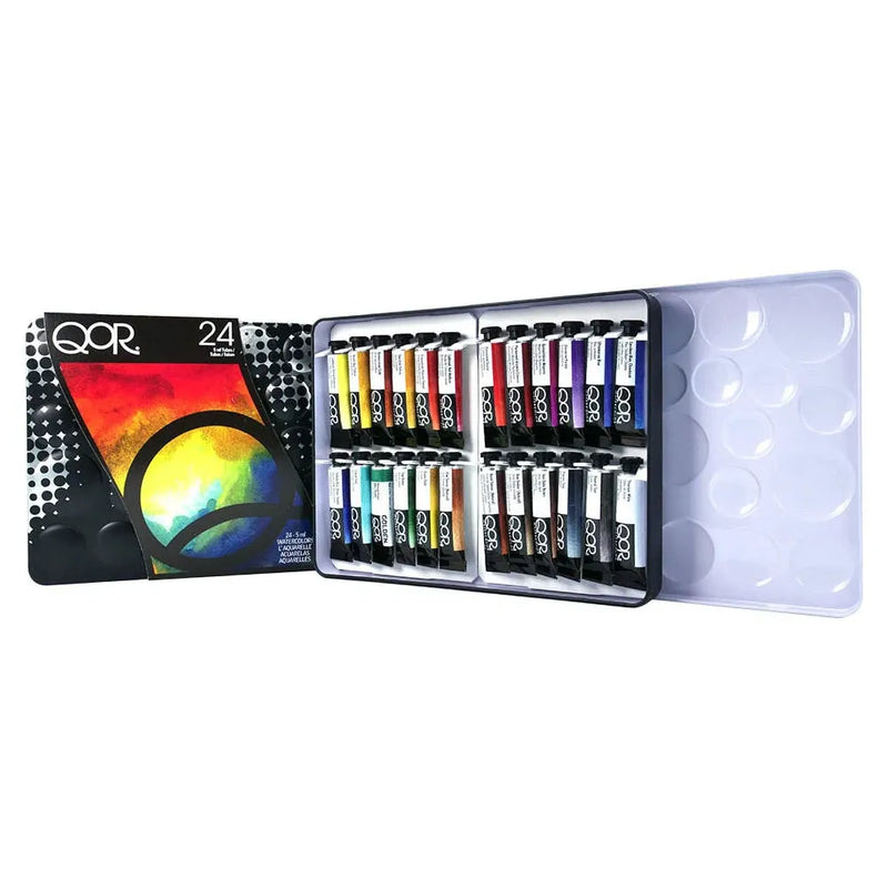 QoR Introductory Watercolor 24 x 5ml Tube Set