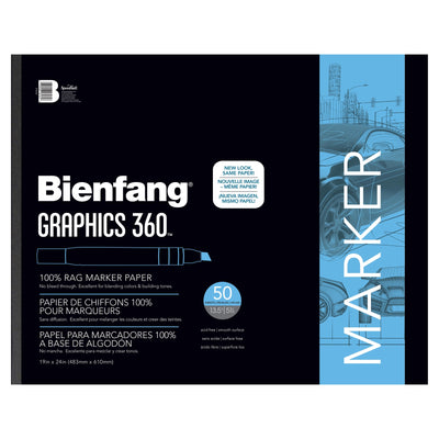 Bienfang Graphics 360 Papier marqueur translucide 100 % Rag 