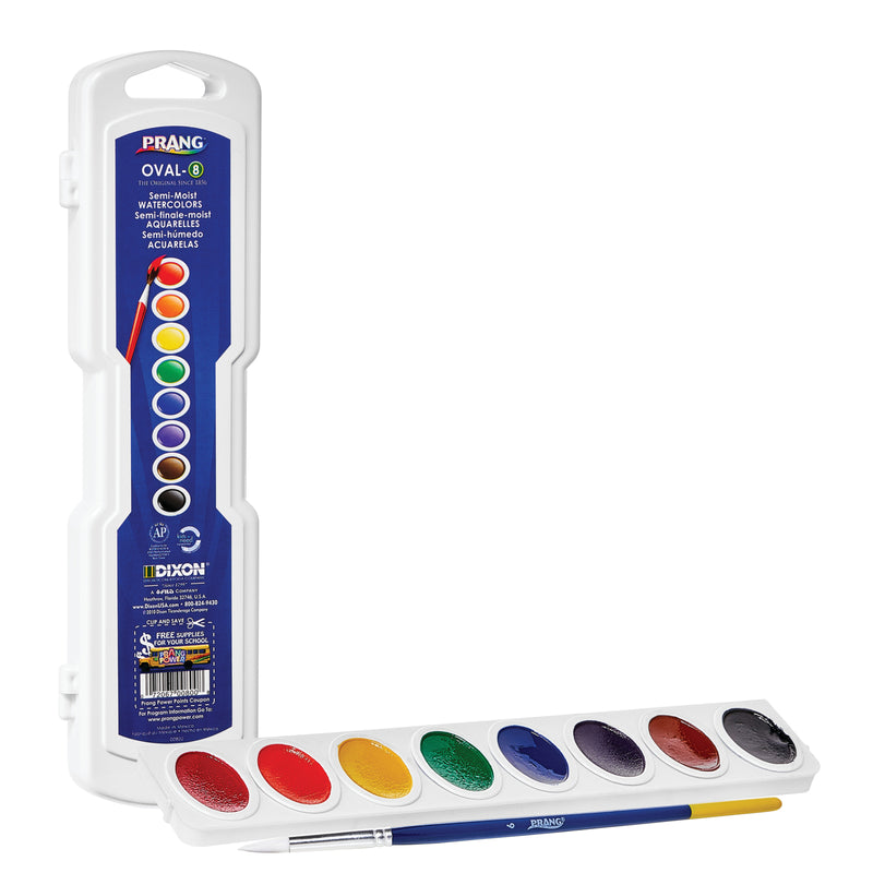 Prang Semi-Moist Oval Watercolor Sets