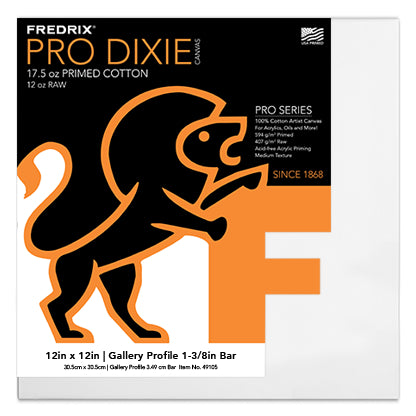 Fredrix Pro Series Dixie Toile tendue