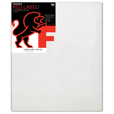 Fredrix Artist Red Label Stretched Canvas (Gallerywrap)