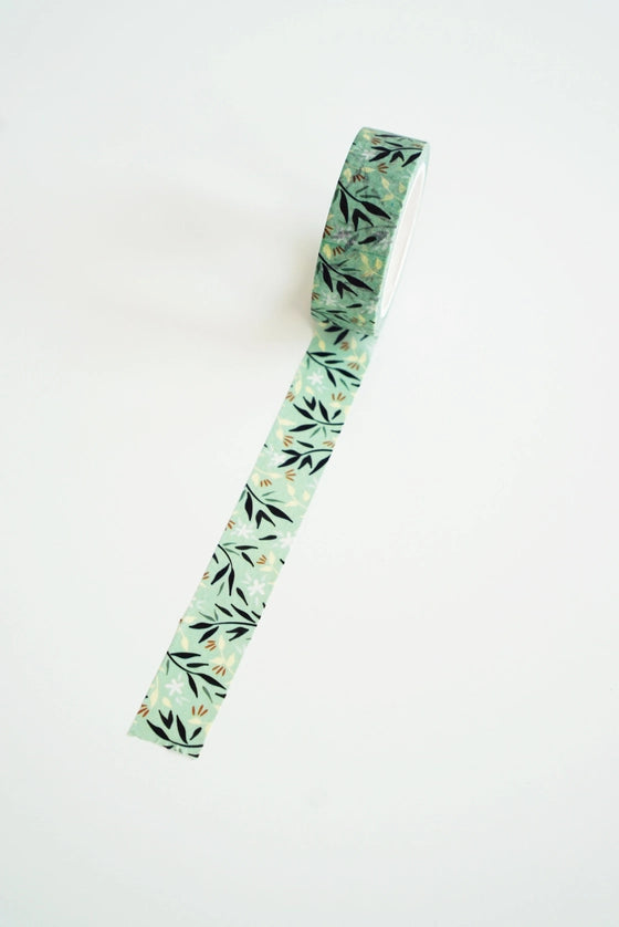 Ginably Light Green Foliage Washi Tape