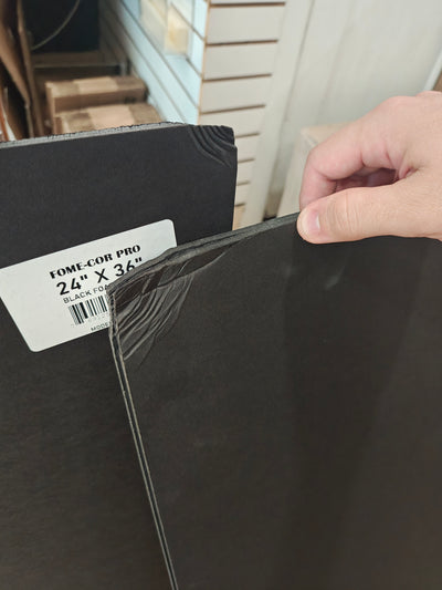 Black Foam Boards (DAMAGED)