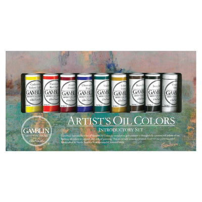 Gamblin's Artist Oil Color Introductory Set of 9