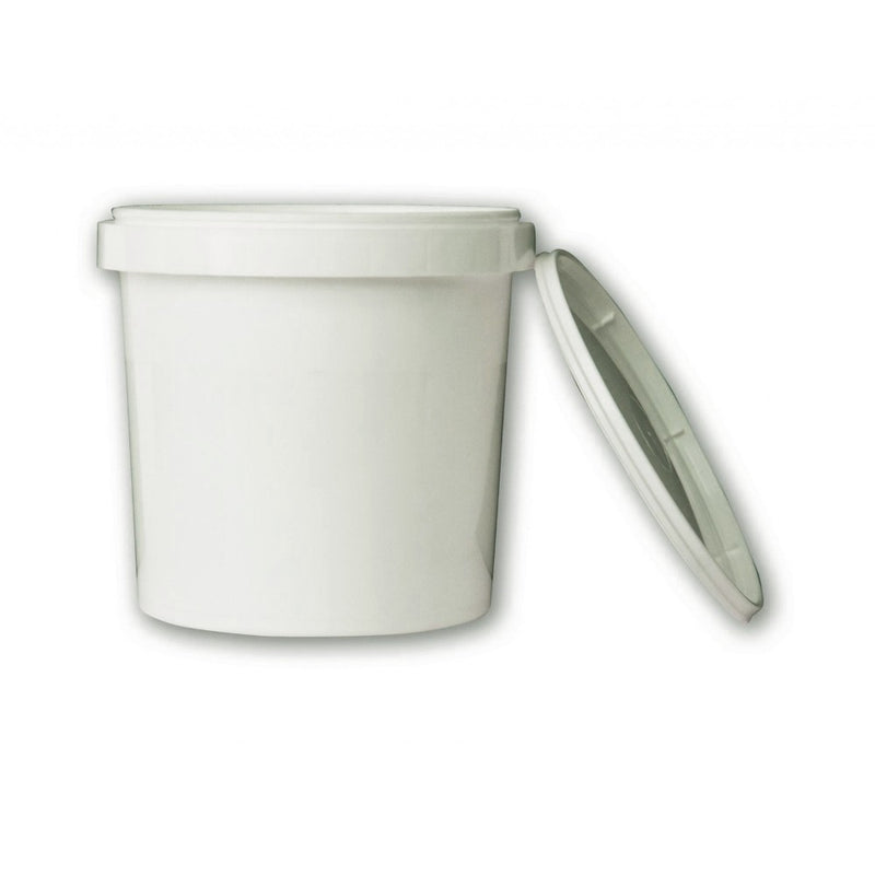 Jacquard Empty 1 Quart Plastic White Bucket