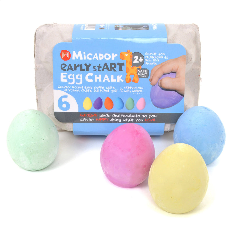 Egg Chalk 6-Color Set