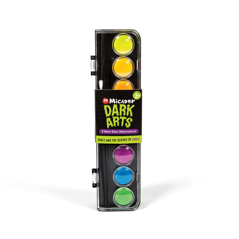 Micador Dark Arts Neon Glow Watercolor Set