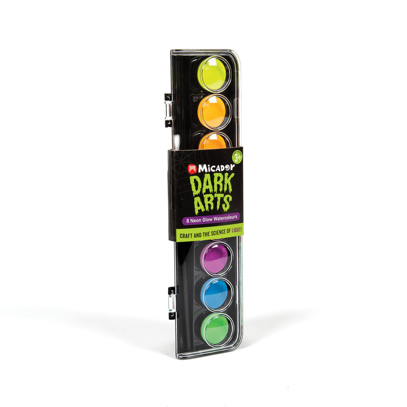 Micador Dark Arts Neon Glow Watercolor Set