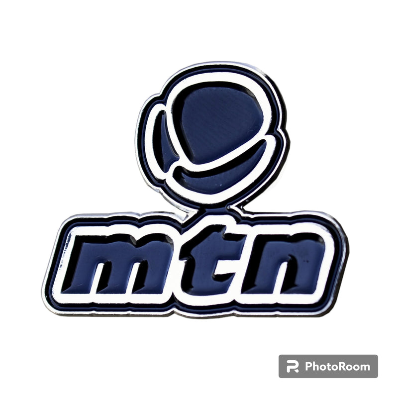 MTN Chrome Logo Enamel Pin