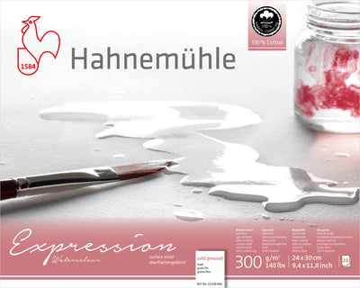Hahnemuhle Expression 100% Cotton Watercolor Block
