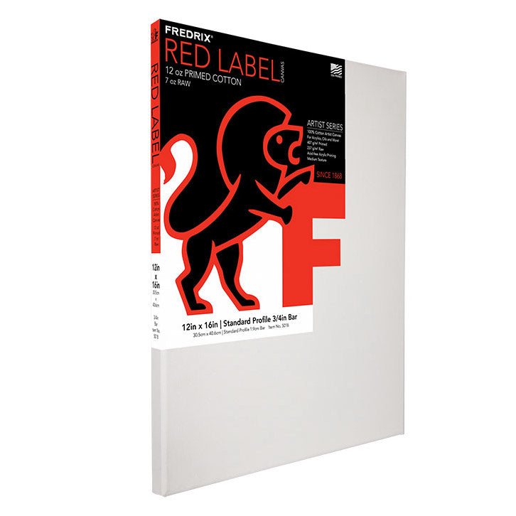 Fredrix Artist Red Label Standard Depth Stretched Canvas