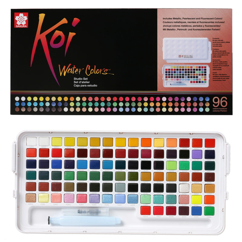 Sakura Koi Studio Watercolor 96-Color Set