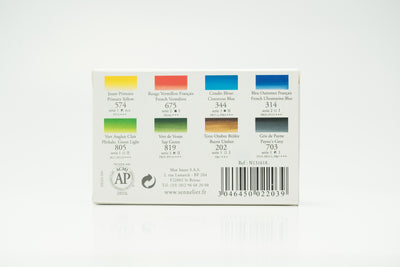 Sennelier Aqua Mini Watercolor Half Pan Sets