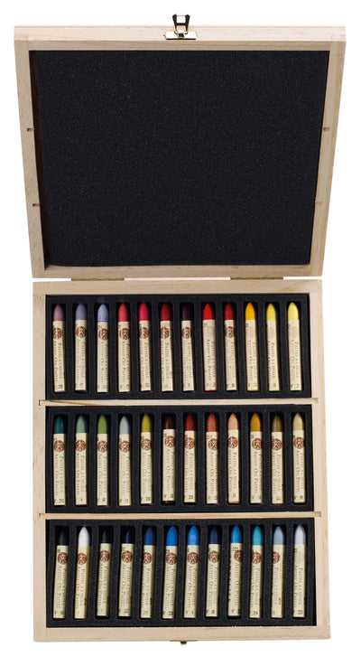 Sennelier Oil Pastel Wood Box Set