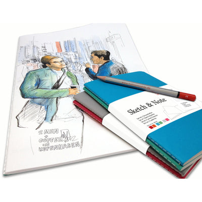 Hahnemuhle Cuadernos de bocetos y notas / Paquete de 2 