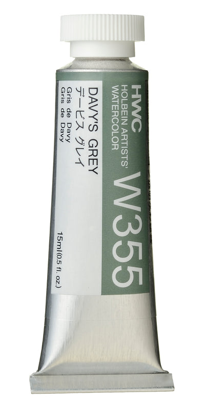 Holbein Artists' Watercolor 15ml Tubes - Greys & Whites