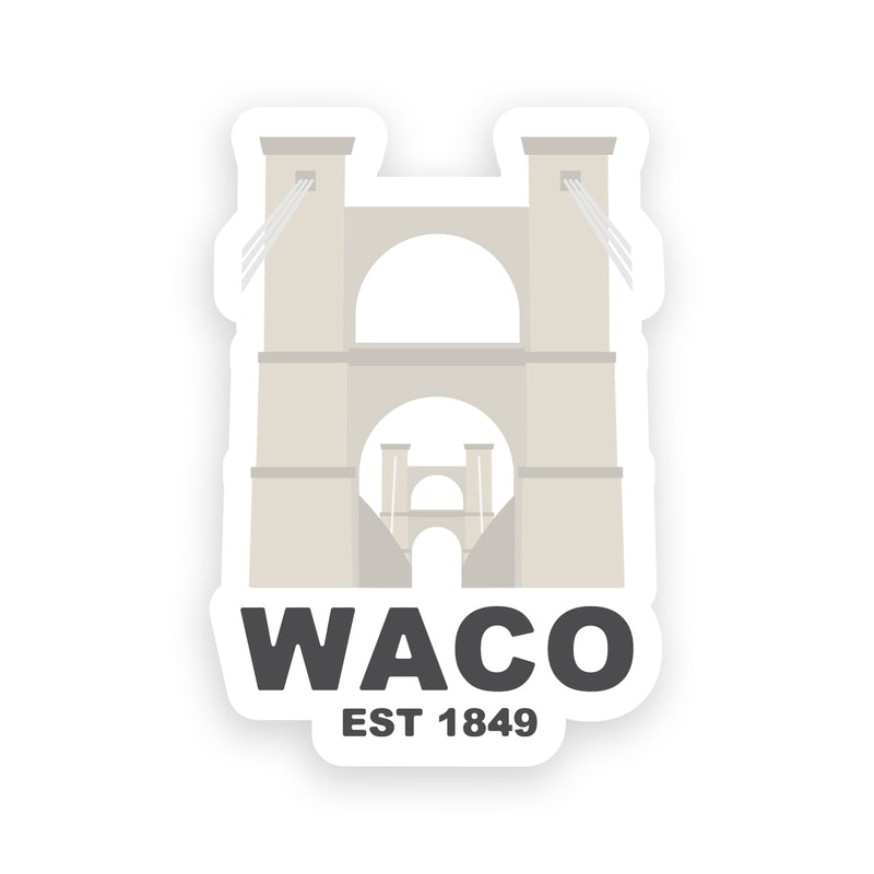 Pegatina Waco / Puente colgante