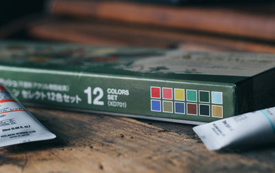 **PRE-ORDER** Rebecca Green 12-Color Holbein Acrylic Gouache Set [2024 Release]