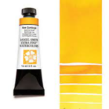 Tubes d'aquarelle extra fins Daniel Smith (couleurs jaunes)