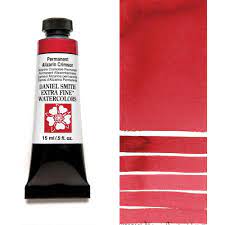 Tubes d'aquarelle extra fins Daniel Smith (couleurs rouges)