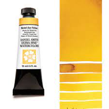Tubes d'aquarelle extra fins Daniel Smith (couleurs jaunes)