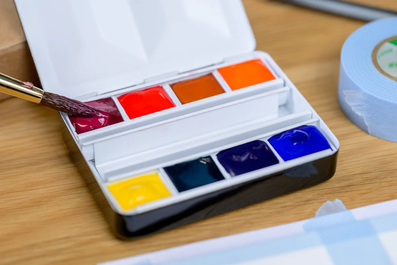 Federal Color Tonic Watercolors, Globetrotter Set of 8