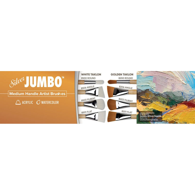 Silver Brush Jumbo Synthetic Brushes