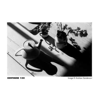 Película Kentmere 100 en blanco y negro, 35 mm
