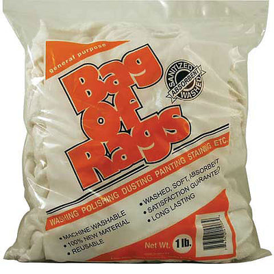 Bag-O-Rags Cloth Wipers, 1 lb. Bag of Rags