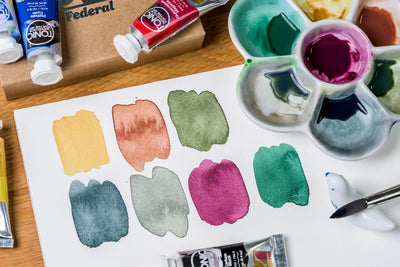 Federal Color Tonic Watercolor, 12 mL Tubes, Modern Mixing Set of 5